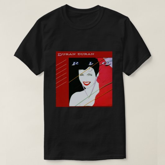 muziekrots op tournee en duran duran cover alb t-shirt (Design voorkant)