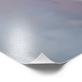 Muziekroze en blauw door O'Keeffe Foto Afdruk (Hoek)