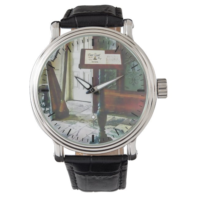 Muziekruimte met Harp Horloge (Voorkant)