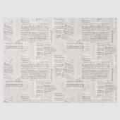 Muzieksamenstelling  collage tissuepapier (Voorkant)