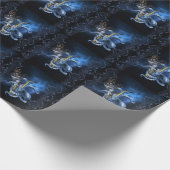 Muzieksaxofone met octopus cadeaupapier (Hoek)