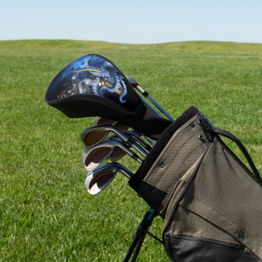 Muzieksaxofone met octopus golfheadcover (Insitu)