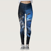 Muzieksaxofone met octopus leggings (Voorkant)