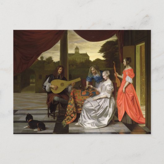 Muziekscène in Amsterdam Briefkaart (Voorkant)