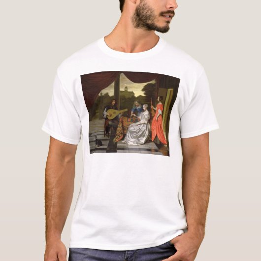 Muziekscène in Amsterdam T-shirt (Voorkant)