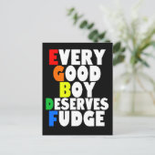 Muziekschaal in regenboog briefkaart (Staand voorkant)