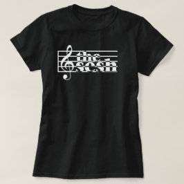 Muziekschaal voor dames "het sesh" t-shirt