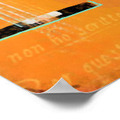 Muziekschilderij Poster (Hoek)