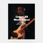 Muziekschool Acryl Teken Gepersonaliseerde Foto Acryl Bord (Voorkant)