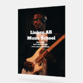 Muziekschool Acryl Teken Gepersonaliseerde Foto Acryl Bord (Hoek)