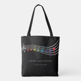 Muziekschool Evenement Kinderen Rainbow Choir Tote Bag