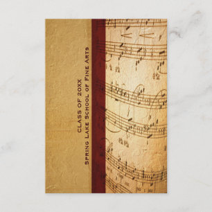 Muziekschool of Afstuderen van de uitvoerende kuns Kaart