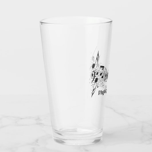 Muziekscore Drink glas (Rechts)