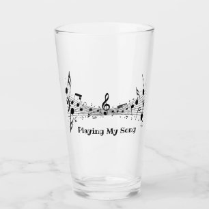 Muziekscore Drink glas