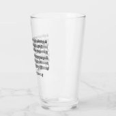 Muziekscore Drink glas (Links)