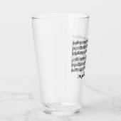Muziekscore Drink glas (Rechts)
