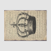 Muziekscore en kroon tissuepapier (Voorkant)