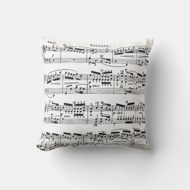Muziekscore Pillow 2 Kussen (Voorkant)