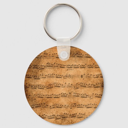 Muziekscore sleutelhanger (Voorkant)