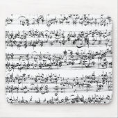 Muziekscore van Johann Sebastian Bach Muismat (Voorkant)