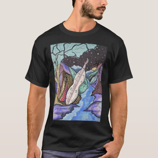 Muziekserie - Dulcimer T-shirt (Voorkant)