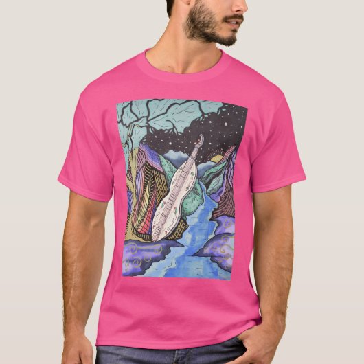 Muziekserie - Dulcimer T-shirt (Voorkant)