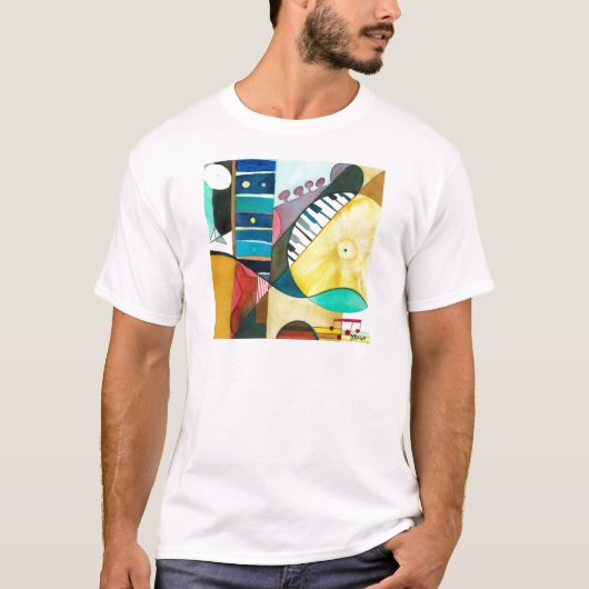 Muziekserie - Guitar Tracks T-shirt (Voorkant)