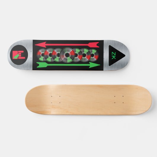  muziekskateboard persoonlijk skateboard (Horizontaal)