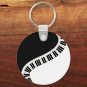 MuziekSleutelhanger voor piano-toetsenbord Sleutelhanger (Voorkant)