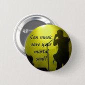 Muziekspaarders Ronde Button 5,7 Cm (Voorkant /achterkant)