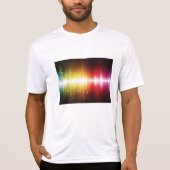 Muziekspectrum Soundwave Vibrant Audio Visualizer T-shirt (Voorkant)