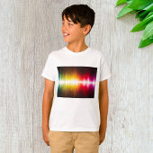 Muziekspectrum Soundwave Vibrant Audio Visualizer T-shirt