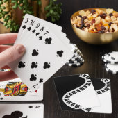 Muziekspeelkaarten voor piano-toetsenbord speelkaarten (Insitu)