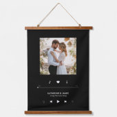 Muziekspeler Aangepast foto-Lijst Hangend Wandkleed (Voorkant)