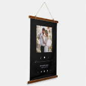 Muziekspeler Aangepast foto-Lijst Hangend Wandkleed (Gebogen)
