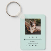 Muziekspeler Aangepast foto-Lijst Sleutelhanger (Voorkant)