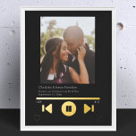 Muziekspeler Aangepaste foto Folie Afdrukken<br><div class="desc">Een nieuw en modern muziekafspeelsjabloon voor muziekspelers: een persoonlijke afdruk met echte folie,  kies tussen goud en zilver. Voeg uw eigen foto en tekst toe - verander de tekst om aan uw vereisten te voldoen - persoonlijke cadeauideeën van Ricaso</div>