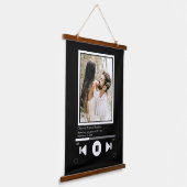 Muziekspeler Aangepaste foto Hangend Wandkleed (Gebogen)