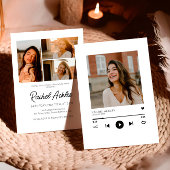 Muziekspeler Afstudeerfeest Uitnodigen, Foto Afstu Kaart