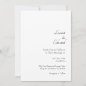 Muziekspeler bruiloft kaart (Achterkant)