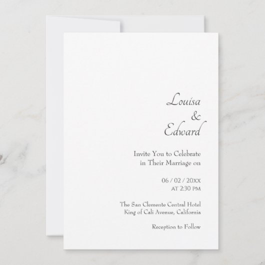 Muziekspeler bruiloft kaart (Achterkant)