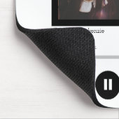 Muziekspeler eerste dansfoto muismat (Hoek)