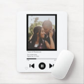 Muziekspeler eerste dansfoto muismat (Met muis)