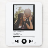 Muziekspeler eerste dansfoto muismat (Voorkant)