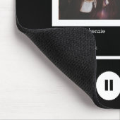 Muziekspeler eerste dansfoto muismat (Hoek)