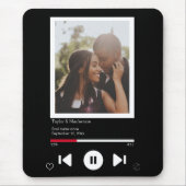 Muziekspeler eerste dansfoto muismat (Voorkant)