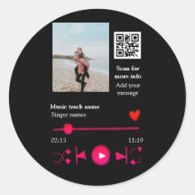 Muziekspeler gepersonaliseerd koppel liefde q r co