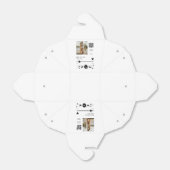 Muziekspeler gepersonaliseerd paar liefde q code t bedankdoosjes (Uitgevouwen)