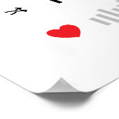 Muziekspeler Gepersonaliseerde Foto Poster (Hoek)