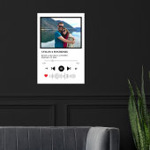 Muziekspeler Gepersonaliseerde Foto Poster